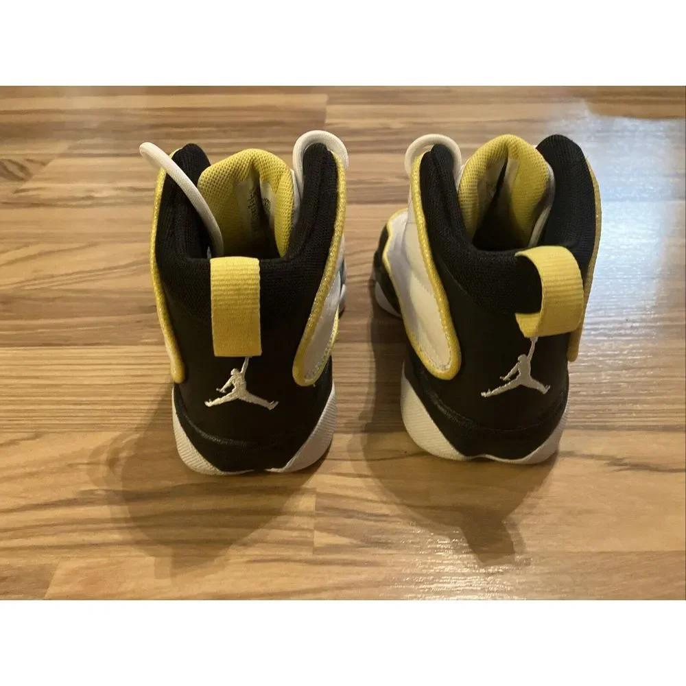 Kids NIKE AIR JORDAN PRO‎ STRONG (PS) White/Yellow (DC7909 107) Size 13C